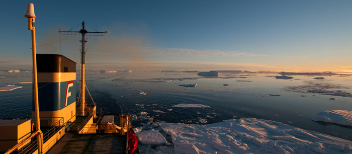 Eisbrecher Eisberge