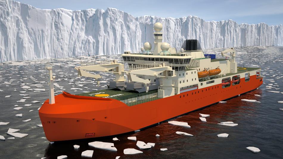 Junge Australier erhalten die Gelegenheit, de, neuesten und modernsten Versorgungs- und Forschungsschiff einen Namen zu geben. Bild: Australian Antarctic Division