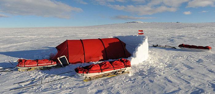 Antarktis - Zelt