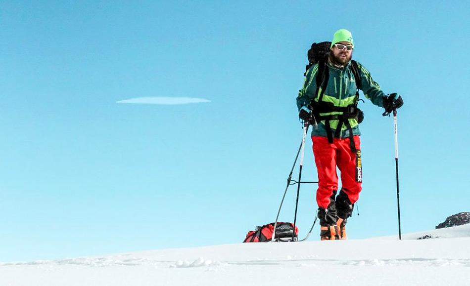 Auch dieses Bild sollte als Beweis dienen, dass Martin Szwed auf dem Weg zum SÃ¼dpol war. Aber am Tag der Datierung sass er im Flieger aus der Antarktis nach der Besteigung des Mt. Vinson. Foto: martin-szwed.com