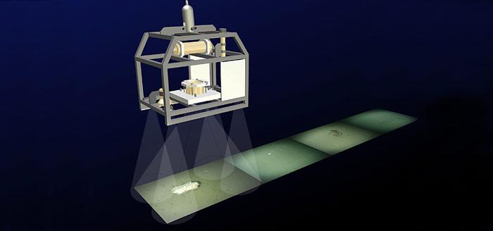 Das ferngesteuerte Kamera-System OFOS (Ocean Floor Observation System) machte alle 30 Sekunden eine Aufnahme vom Boden.