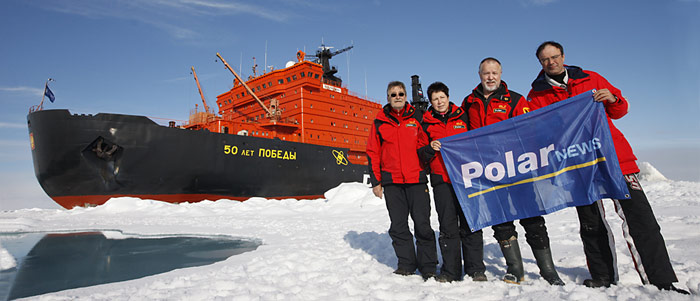 Mit 75'000 PS mit dem stÃ¤rksten Eisbrecher der Welt zum Nordpol.