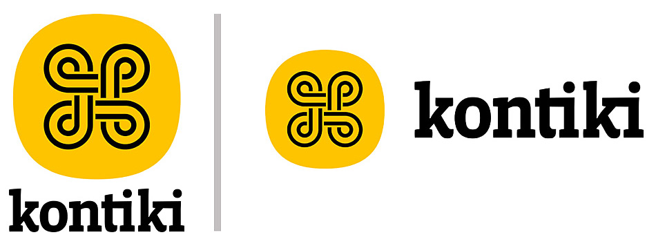 Das neue Kontiki-Logo gibt es in zwei Varianten.